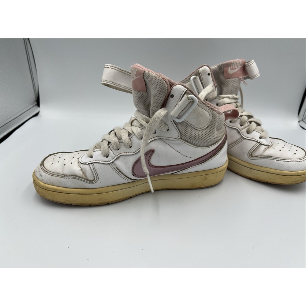 Nike Court‎ Borough Mid White Pink Glaze Shoes CD7782-105 4.5Y - Picture 3 of 11